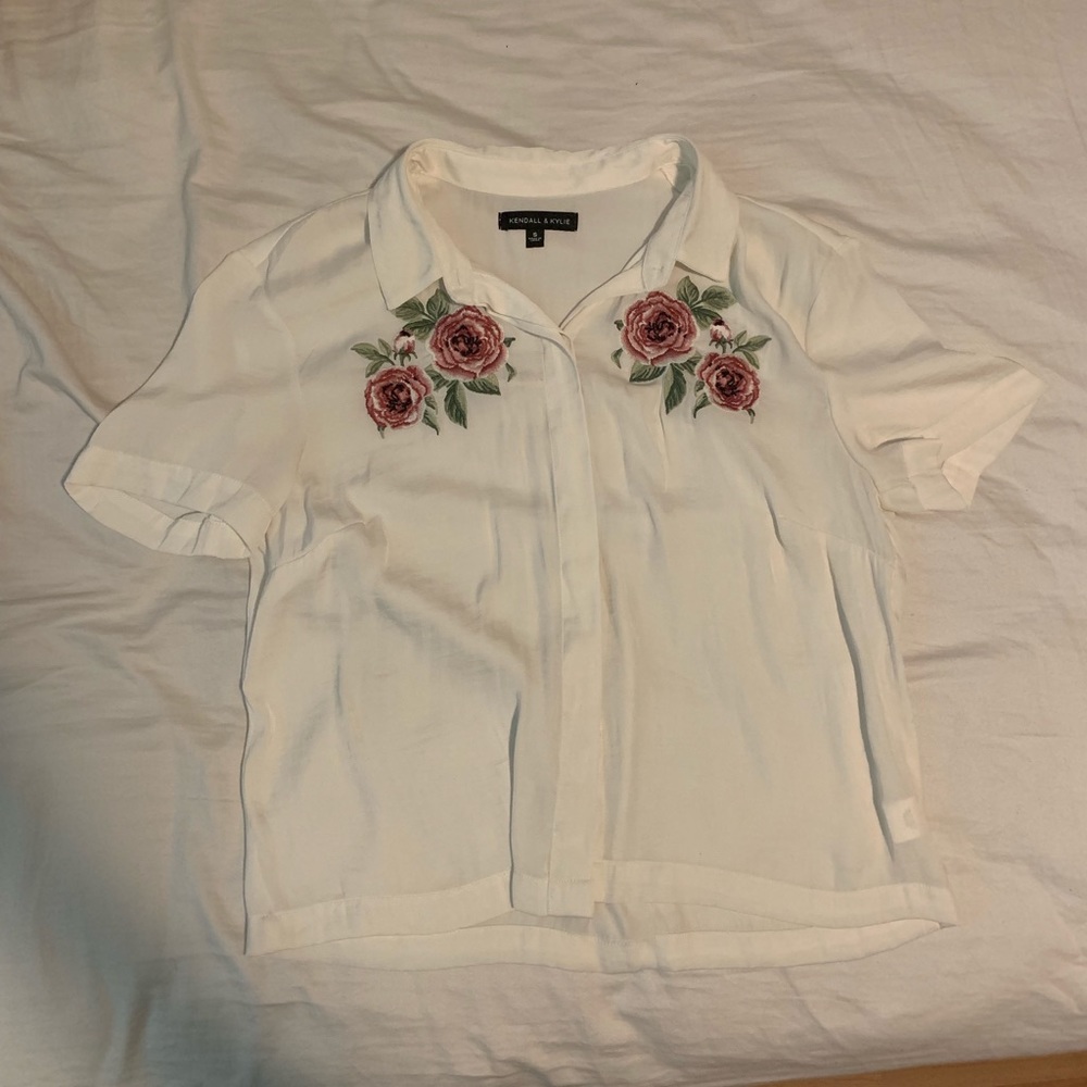 White Pacsun Button Up Shirt
